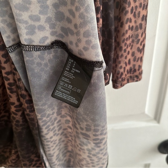 H&M Maternity Leopard Dress‎ Midi Small - Picture 6 of 7
